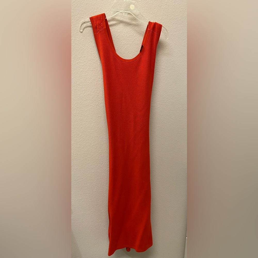 Theory red dress